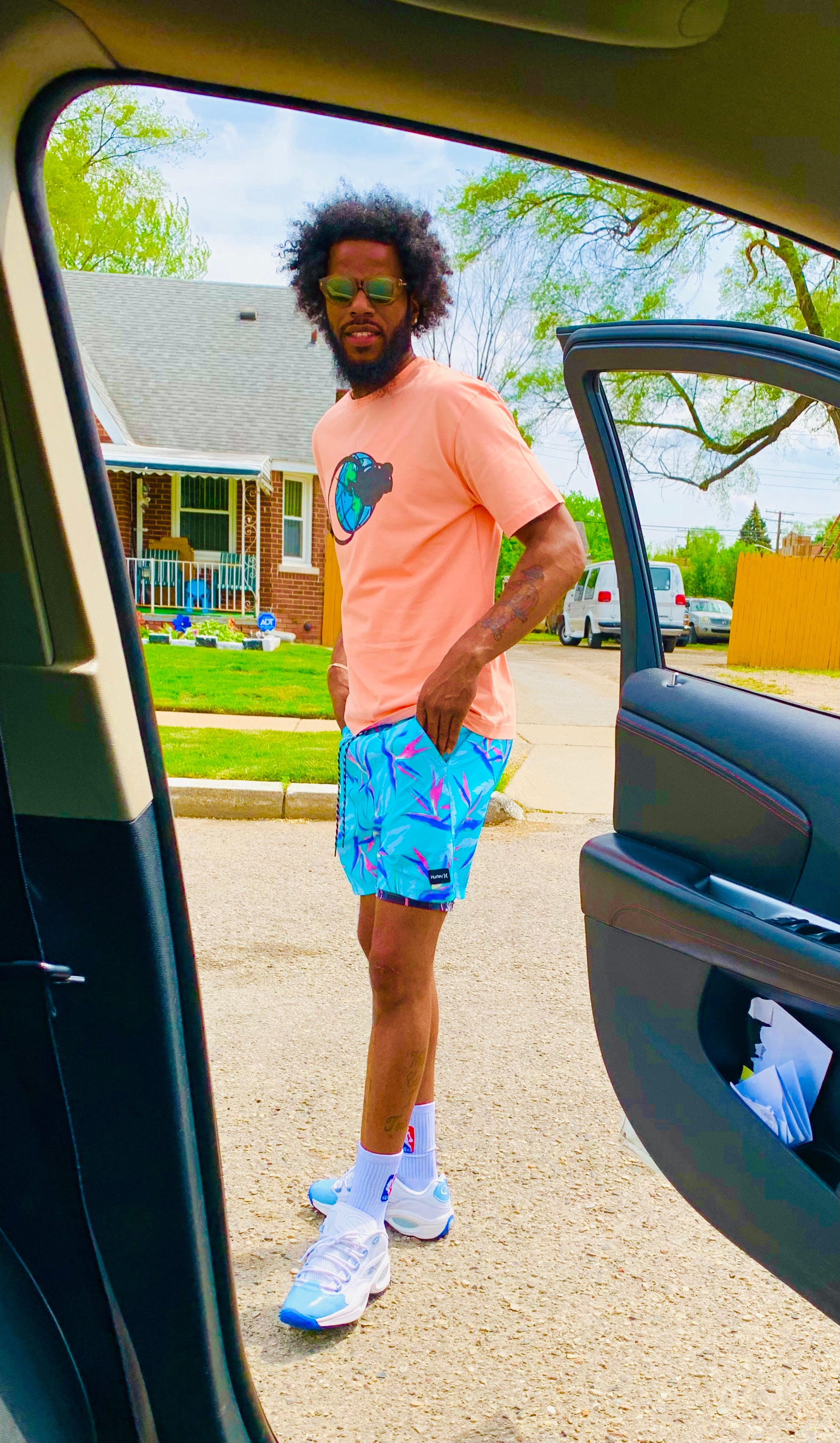 Xplosion Tee  (Coral)